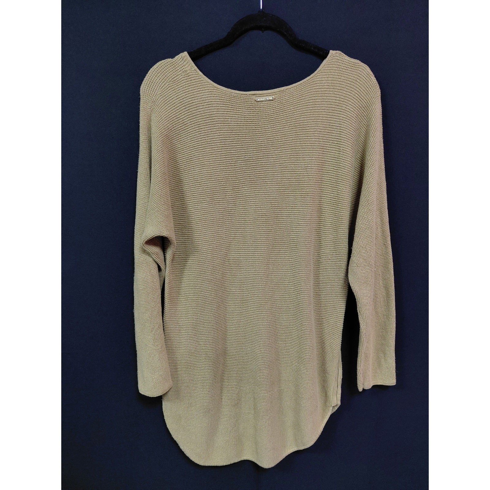 Michael Michael Kors Beige Side Button Knit Sweater Women’s Size M thumbnail 2