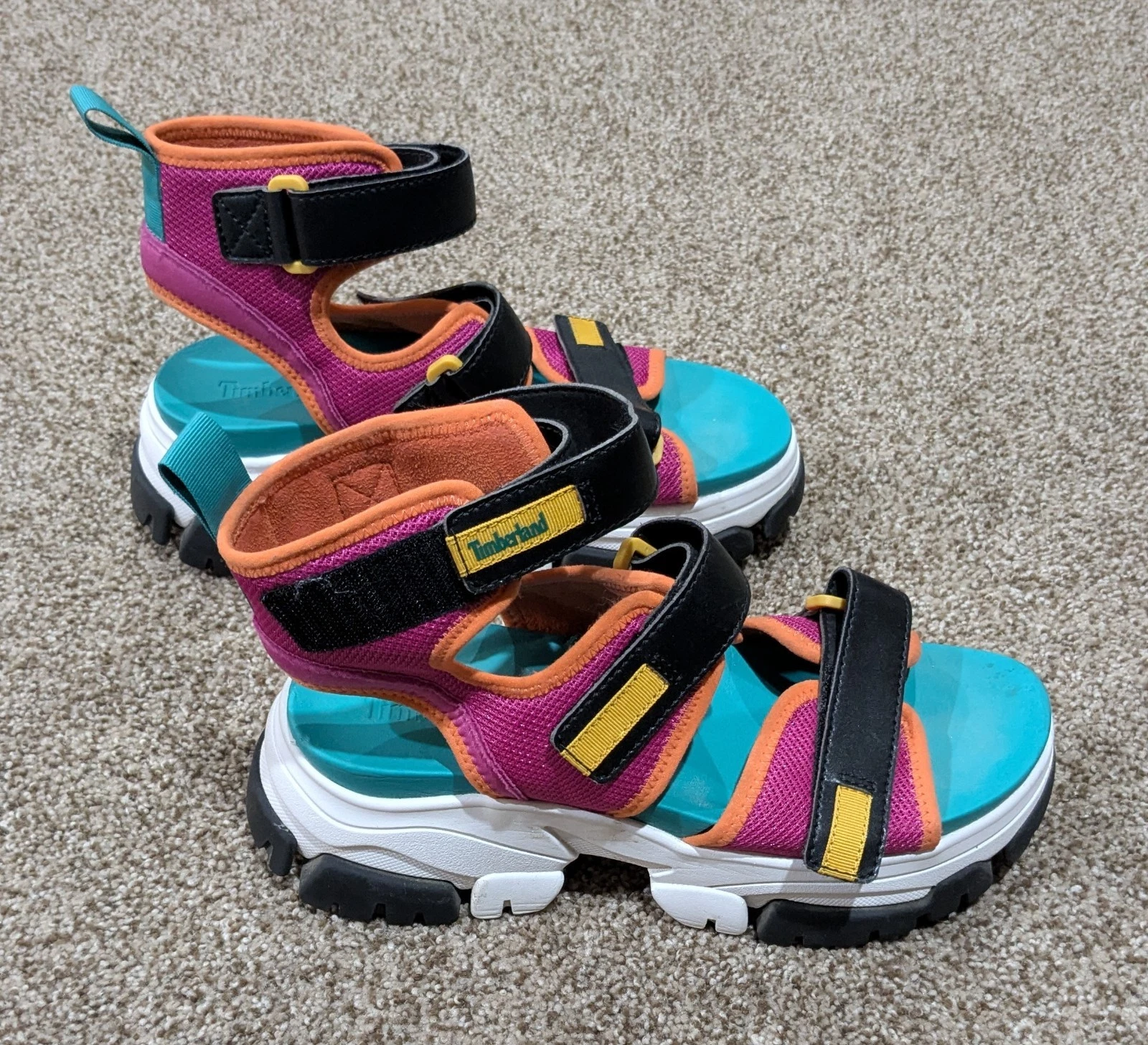 Sandali Timberland donna taglia 9 Adley Way 3 cinturini