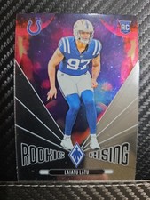 2024 Phoenix #RR-LLU Laiatu Latu RC HYPER Rookie Rising Colts Football Card. rookie card picture