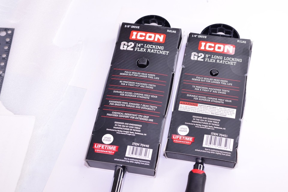 ICON R2LKG & R1LKG 3/8 & 1/4