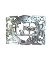 Praying cowboy Western Style Buckle Hebilla Vaquero Oracion Vaquera