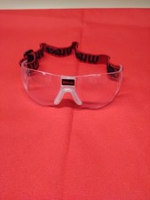Wilson Squash Racket Ball Goggles One Size, Black/Red/Clear