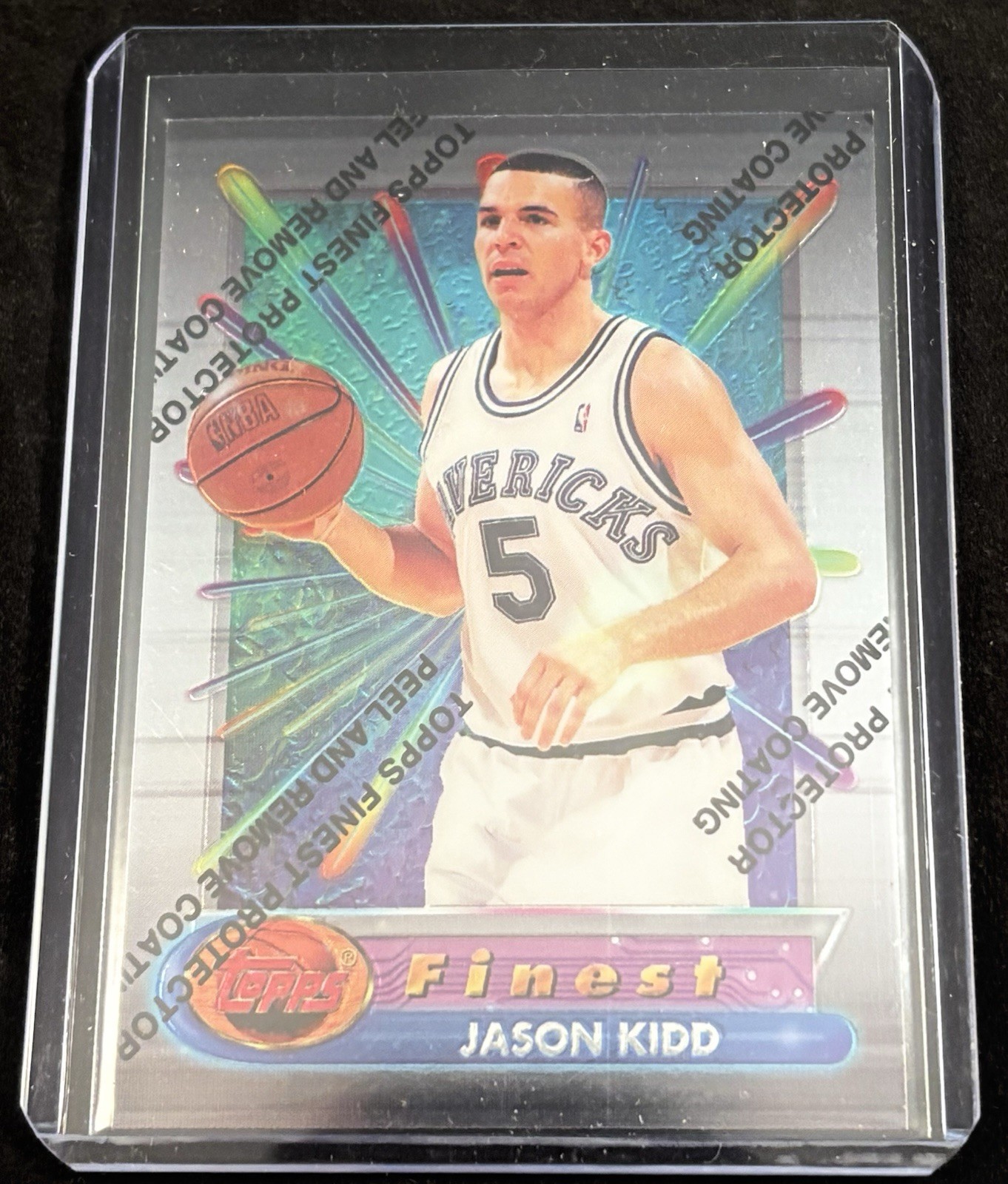 1994-95 Topps Finest Jason Kidd Rookie Card Dallas Mavericks #286 Base Card HOF!