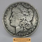 1896-O Morgan Silver Dollar, Damaged - #C58504NQ