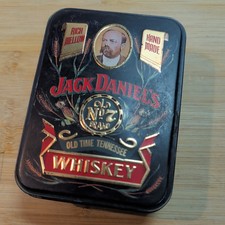 Jack Daniels للمقتنيات Tin, Hinged Lid, ممتاز Condition