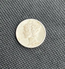 1943 Mercury Winged Liberty Head "S" 90% Silver Cool Old Vintage 10 Cent Coin