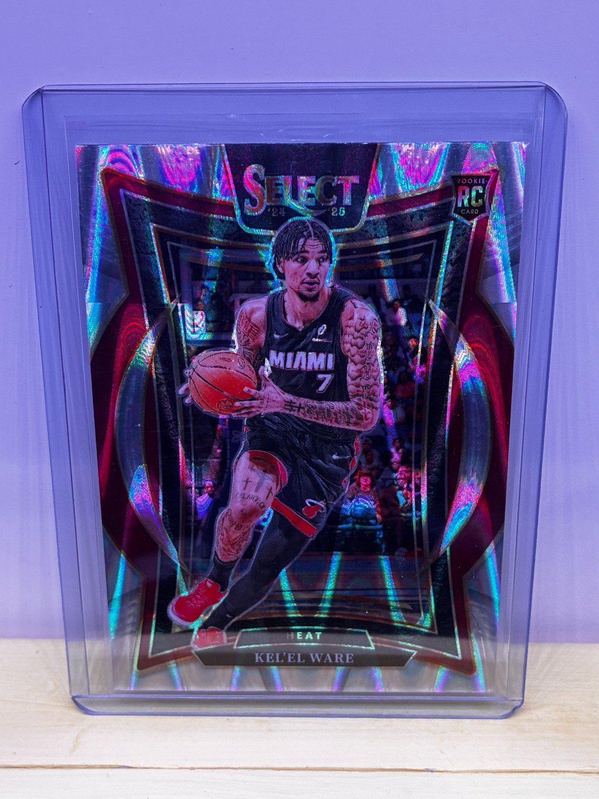 2024-25 Panini Select Concourse Tectonic Prizm Rookie Card #66 Kel'el Ware