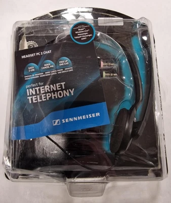 Sennheiser PC 2 CHAT Mono Analog Headset for PC Black USED/Damaged box