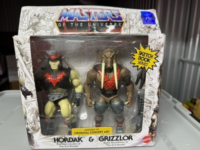 Masters of the Universe Evil Horde Hordak & Grizzlor Sketch Book Series - New