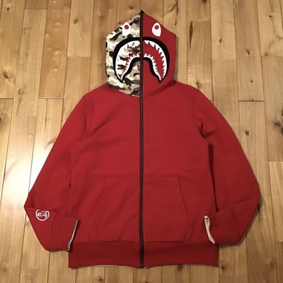 vape shark jacket 1ST CAMO SHARK HOODIE JACKET MENS 1K70-140-012 / Yellow / L main image 0