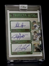 Paul Skenes/Nolan Ryan/Roger Clemens 1/5 2025 Panini Three & Two TRIFECTA AUTO