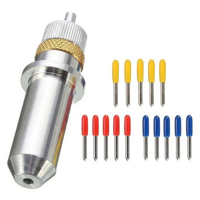 15pcs 30° 45° 60° Roland Lettering Tools Blades Cutting Plotter Vinyl Blade Tool
