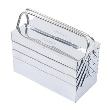 Stainless Steel Tool Box 1416.51821-in 7-tray 4-tier Folding Cantilever Tool