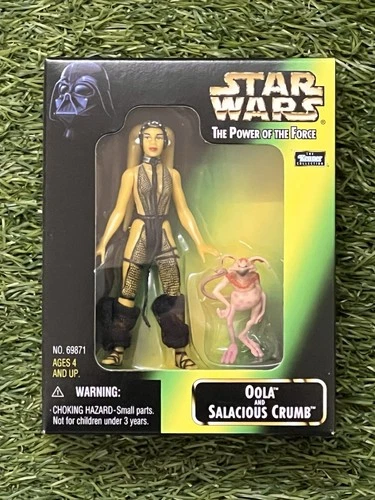 Star Wars Fan Club Power Of The Force Figure: Oola And Salacious Crumb, MIB