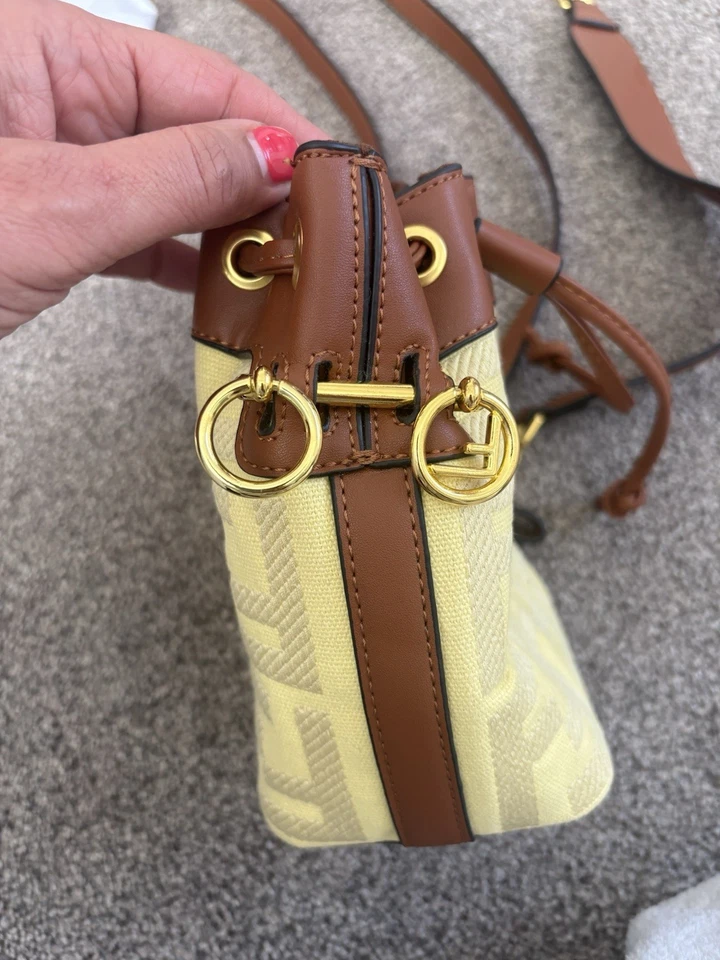 Beautiful Yellow Bucket Bag - Image 2 of 4