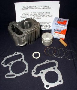 Yamaha YFM80 Moto-4 Badger Raptor Cylinder Top End Rebuild Kit Machining Service
