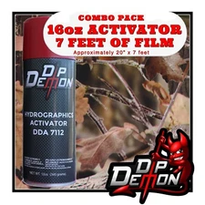 16oz hydrographic film / activator Link Leaf Camo hydro dip dipping wizard
