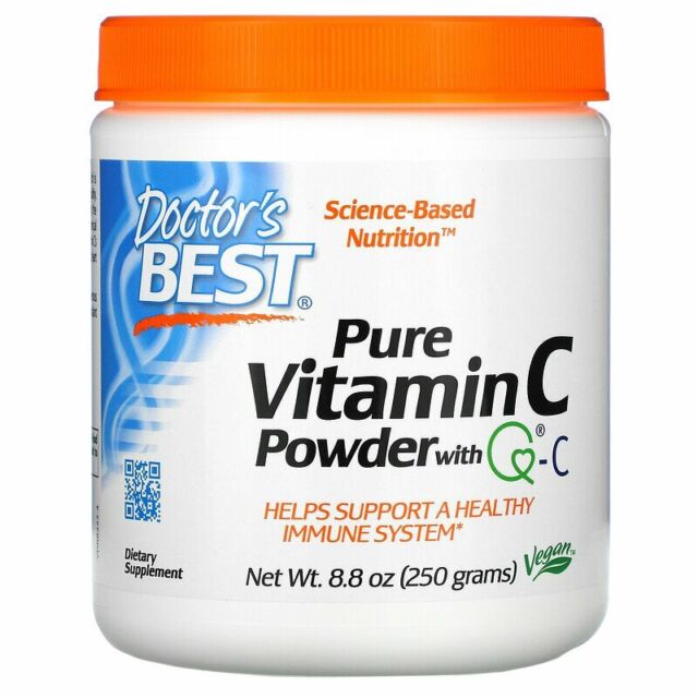 Doctor's Best, Pure Vitamin C Powder with Q-C, 8.8 oz (250 g) - I