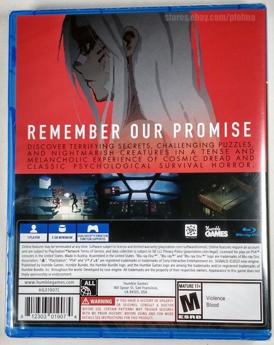 SIGNALIS Brand New PS4 Game PlayStation 4 ESRB Release - Picture 2 of 4