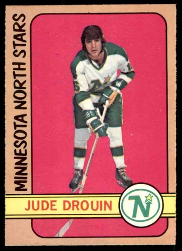 1972-73 O-PEE-CHEE JUDE DROUIN MINNESOTA NORTH STARS #47 NRMT+