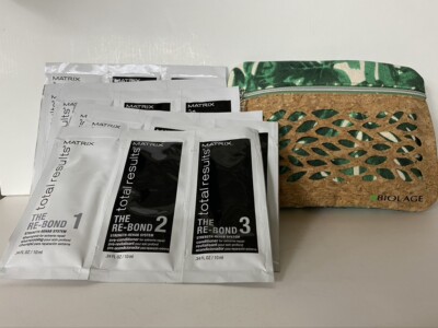 Matrix Total Results The Re-Bond Strength-Rehab   6  pack & Make up Bag