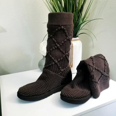ugg argyle knit boots