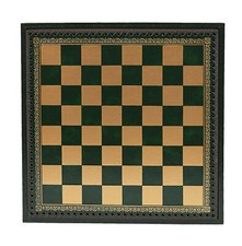 Tooled Leatherette Chess Checkers Board With ...