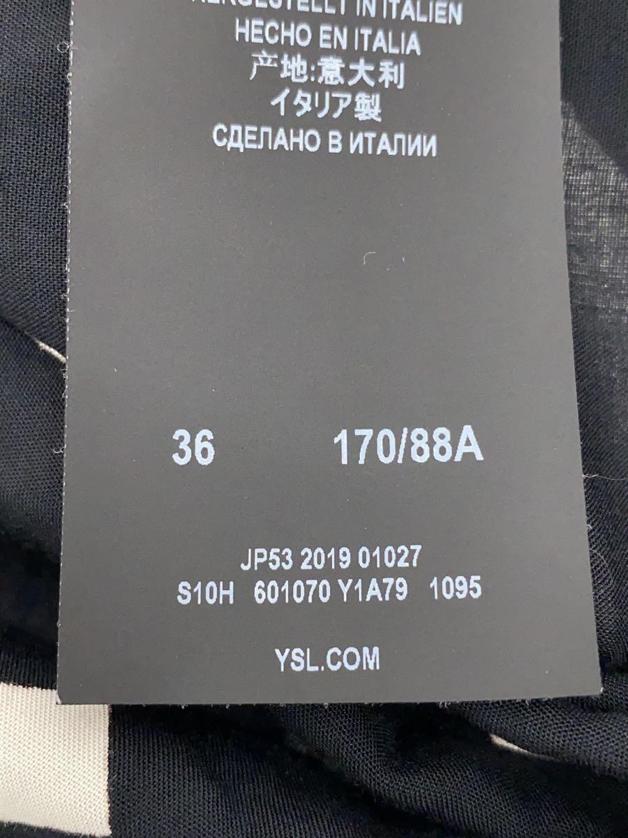 SAINT LAURENT Camicie Maniche Corte Rayon Nero 36 Usate