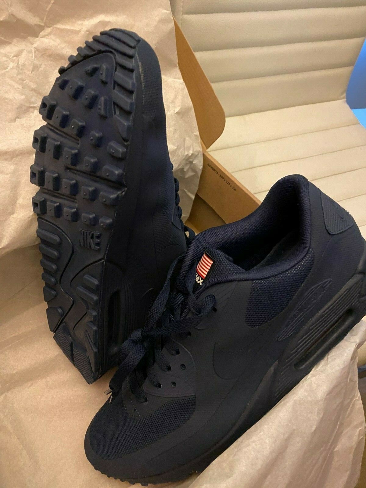 air max 90 hyperfuse navy