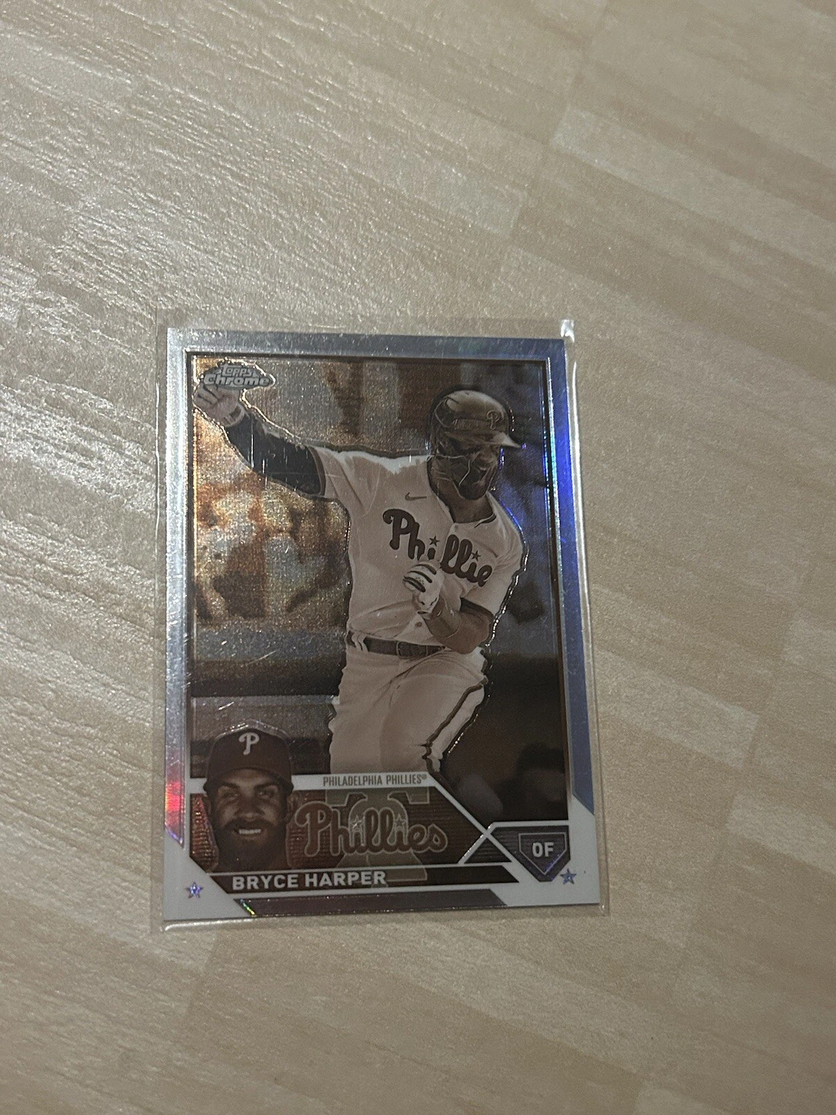 2023 Topps Chrome - Bryce Harper #3 Sepia Refractor