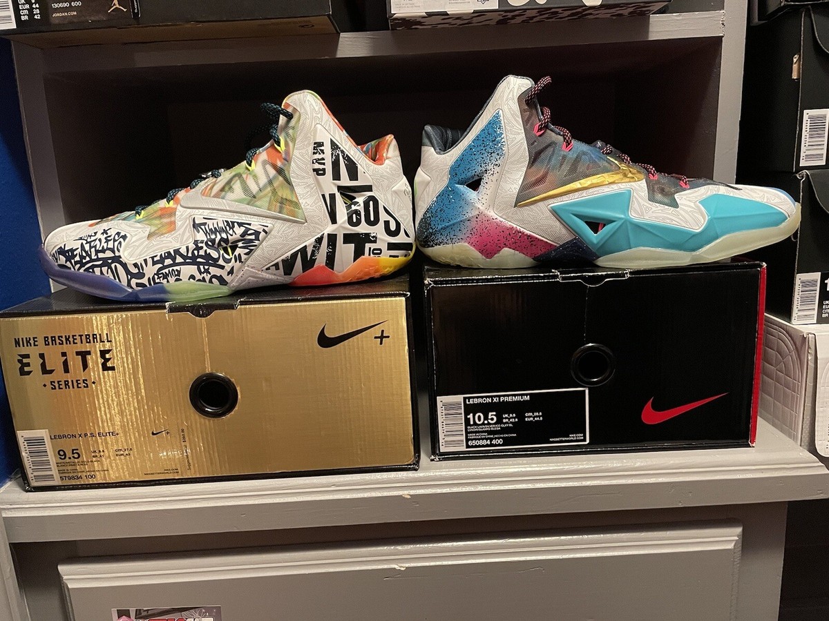 Size 10.5 - Nike LeBron 11 Premium What The LeBron 2014  display picture 2