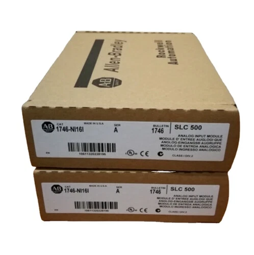 New Original Allen Bradley 1746-NI16I SER A SLC 500 16 Point Analog Input Module - Picture 1 of 4