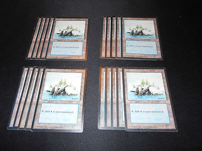 20 Basic Land #336 - SAME ART - Island - Ice Age - MP-NM - Magic MTG FTG