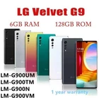 LG Velvet 5G G9 LM-G900UM LM-G900TM 128GB Unlocked Android Smartphone New Sealed