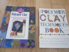 TWO CRAFT BOOKS FIMO POLYMER CLAY TECHNIQUES AND WEEKEND CRAFTER MANY CRAFTS
