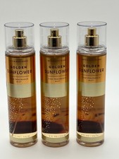 Bath  Body Works Fine Fragrance Mist GOLDEN SUNFLOWER - Set of 3