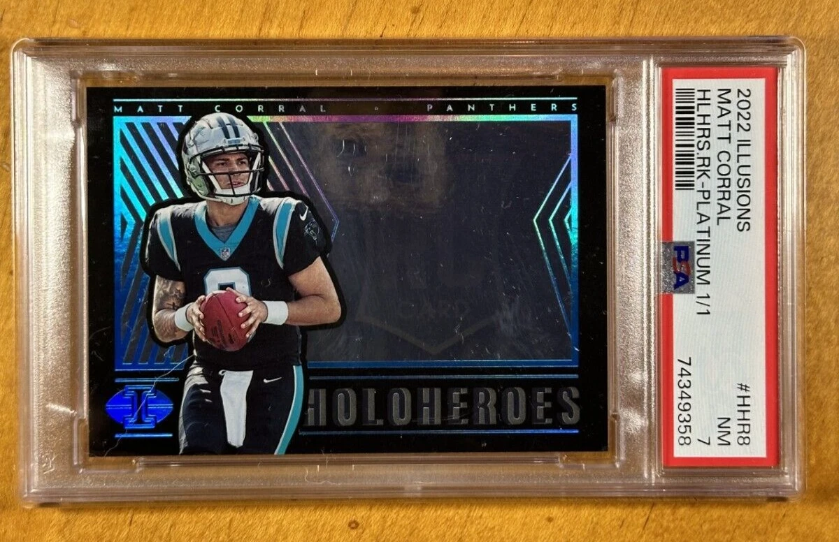 Matt Corral Panini Illusions Holoheroes Rookie #HHR8 Platinum 1/1