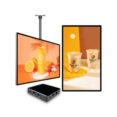 Lunzn Smart Digital Signage Player with non-subscription CMS Software 7*24h YM05