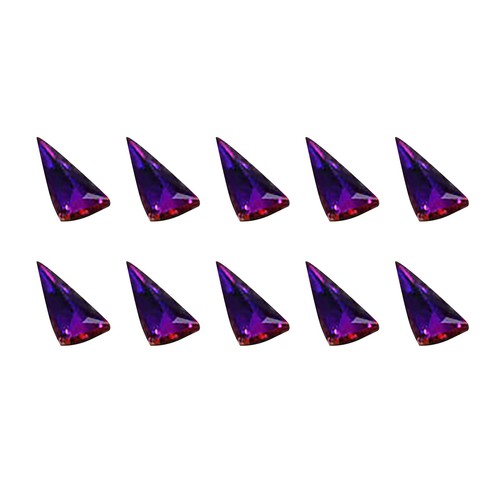 10pcs Nail Decals Distinctive Nail Diy Triangle Nail Art Tip Triangle - Picture 8 of 16