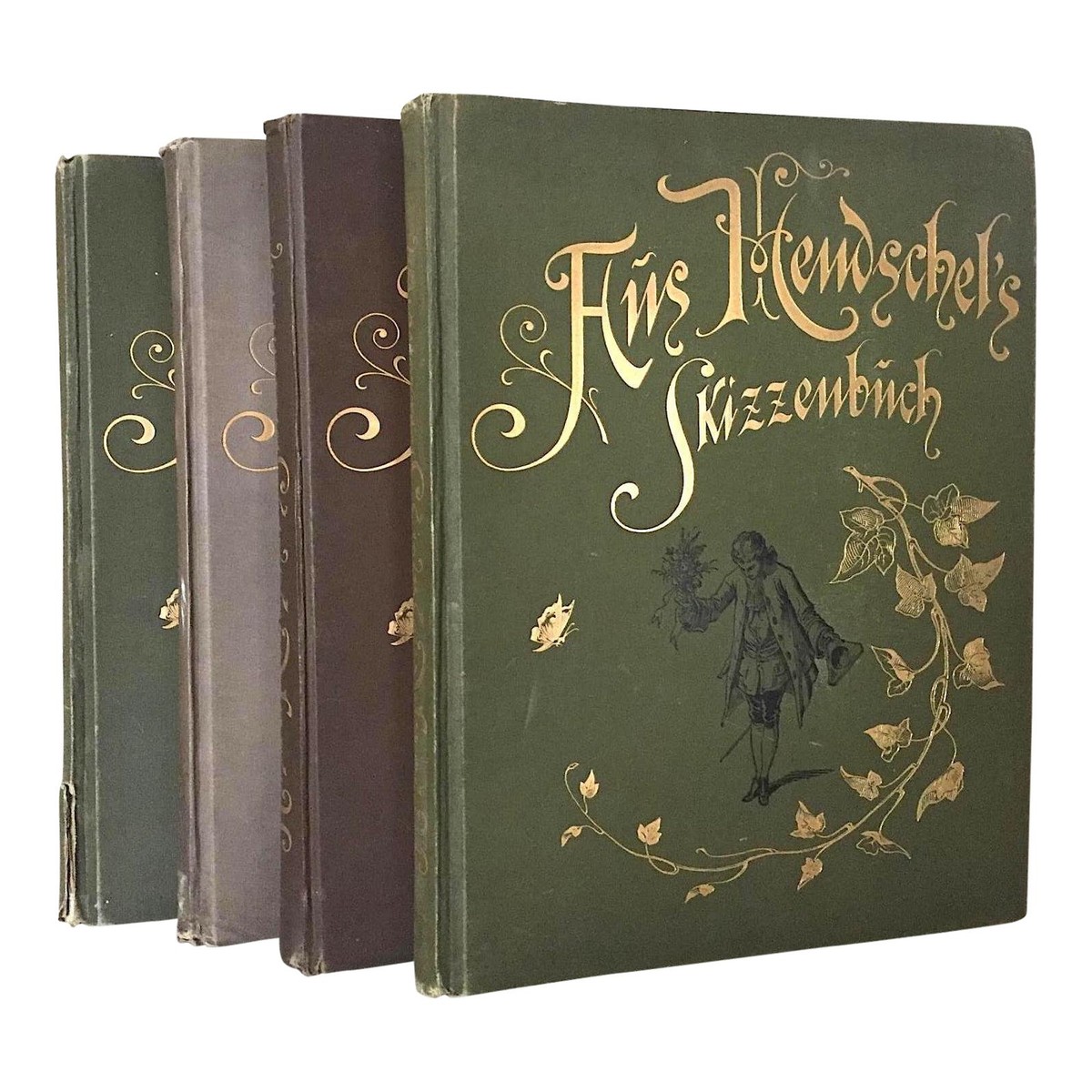 Aus A. Hendschel's Skizzenbuch, Vols. I, II, III, & IV, ca 1880