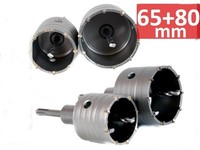 Bohrkrone Dosenbohrer Lochbohrer Kernbohrer Sds Plus 2 StüCk 65Mm 80Mm Profi