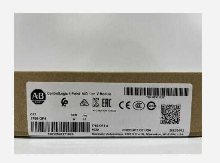 New Factory Sealed AB 1756-OF4 / A ControlLogix 4 Pt A/O I New Factory Sealed AB 1756-OF4 / A ControlLogix 4 Pt A/O I