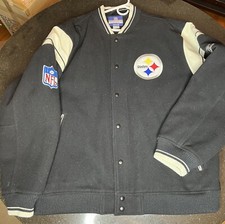 Reebok On Field Pittsburgh Steelers Varsity Jacket 2XL