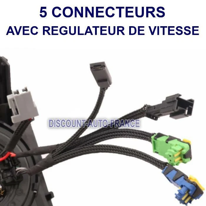 CONTACTEUR TOURNANT VOLANT PISTE AIRBAG CLIO 3 MODUS KANGOO 2, 8201590627 - Photo 2/4
