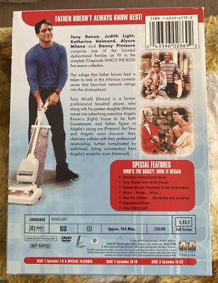 Who's The Boss Complete First Season DVD TV Show Tony Danza Alyssa