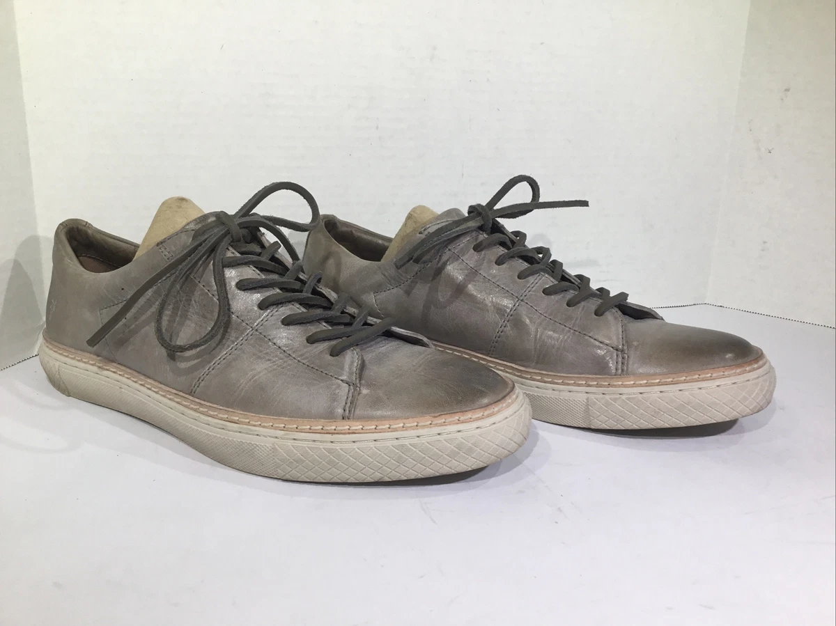 Frye Mens Size 9.5 Essex Low Stone Leather Casual Shoes 228 ZF 84