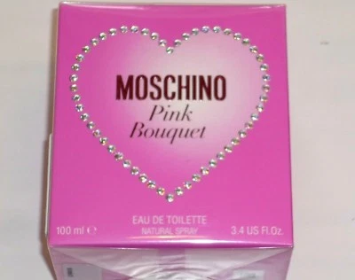 MOSCHINO PINK BOUQUET Eau de Toilette natural spray 100 ml NEU OVP in Folie EdT - Bild 1 von 4