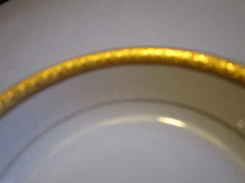 Vintage Noritake " RITZ CARLTON" Gold überzogener Rand (2) Obst-/Dessertschalen Japan - Bild 7 von 9
