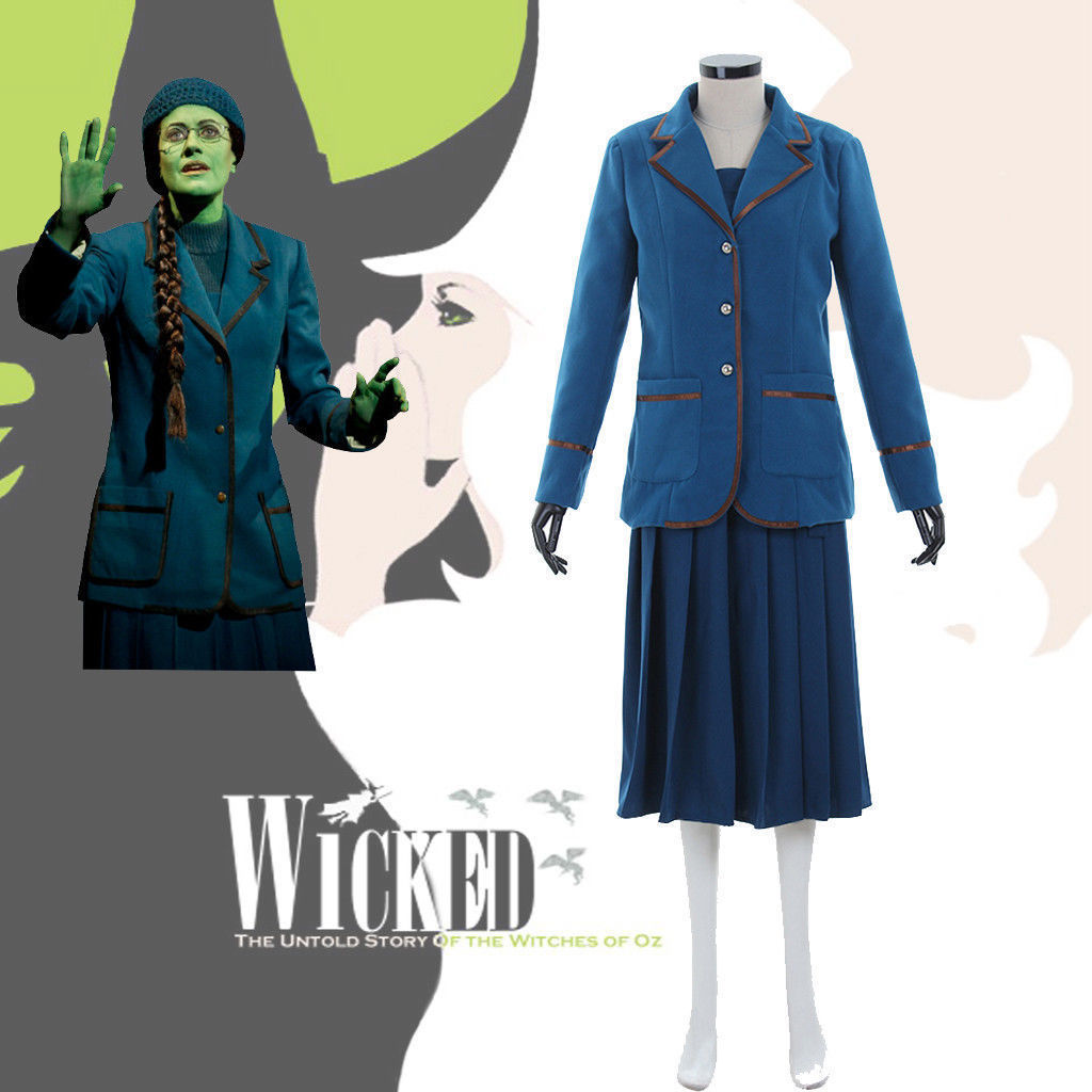 Cosplaydiy Custom Made Popular Music Drama Wicked Elphaba Cosplay ...