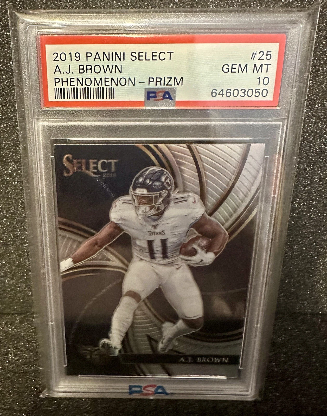 AJ Brown Panini Select Phenomenon #25 Prizm